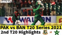 Pakistan vs Bangladesh 2nd T20 Highlights 2021 | Pak vs Ban 2nd T20 Highlights 2021