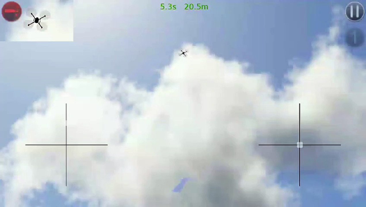Aeroplane flying