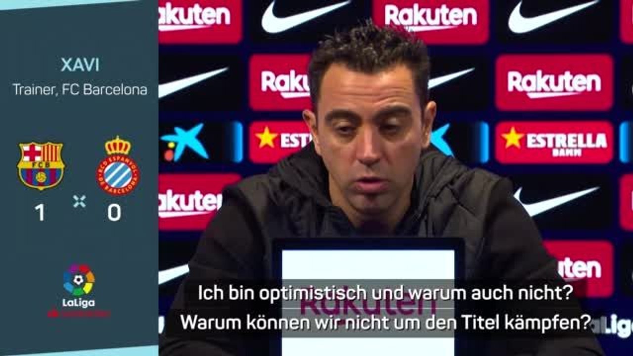 Xavi zu Titelchancen: "Ich bin optimistisch"