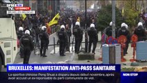 Des manifestations contre les restrictions sanitaires se déroulent à Bruxelles