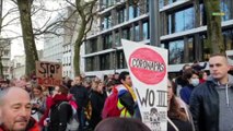 Marche contre les mesures sanitaires à Bruxelles