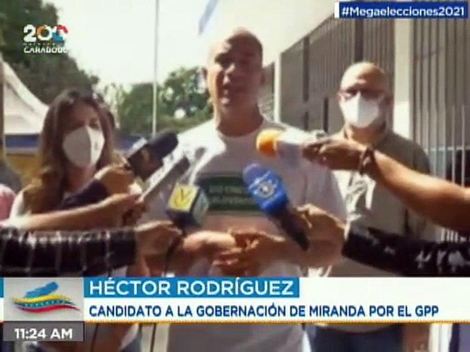 Candidato Héctor Rodríguez: "Los problemas de los venezolanos los resolvemos ejerciendo el voto"