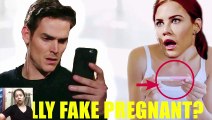 The Young And The Restless Spoilers Sally pretends to be pregnant to tie Adam's legs, beat Chelsea