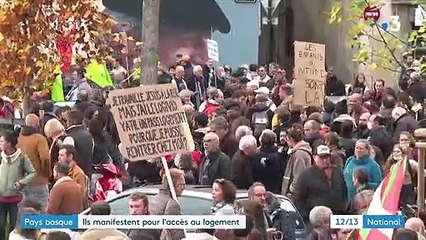 Pays basque : les habitants manifestent pour faciliter l'accès au logement
