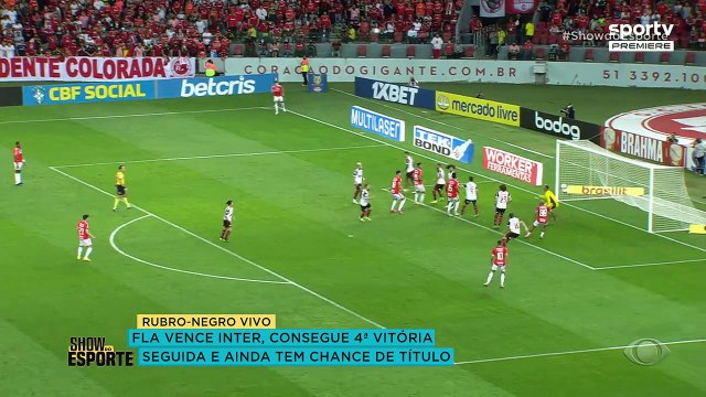 MENGÃO MALVADÃO! Com gols de Gabigol e Andreas Pereira, o Flamengo venceu o Internacional por 2 a 1 e segue com chance de título. Ainda dá, torcedor rubro-negro? #ShowdoEsporte #Gabigol #Mengão