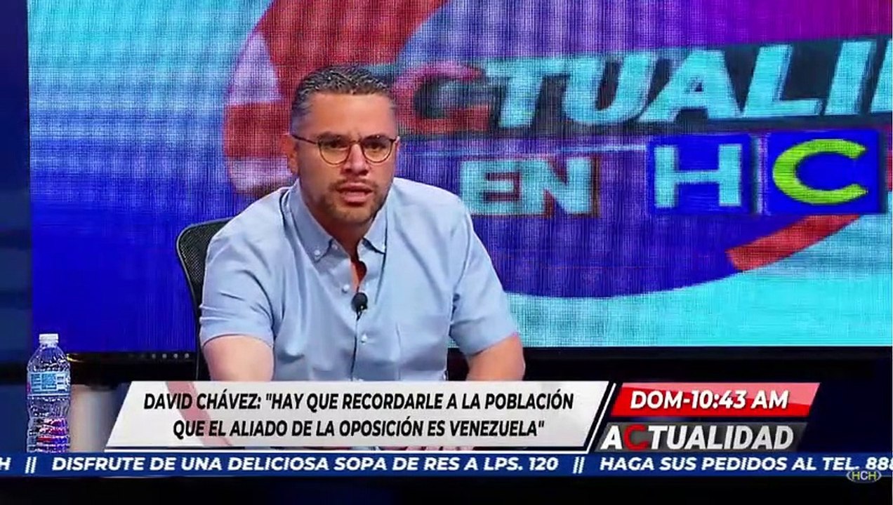 El aspirante a la alcaldía de la capital David Chávez expone sus propuestas en Actualidad en HCH