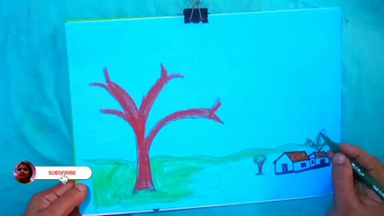 how to draw scenety step by step by morgina arts