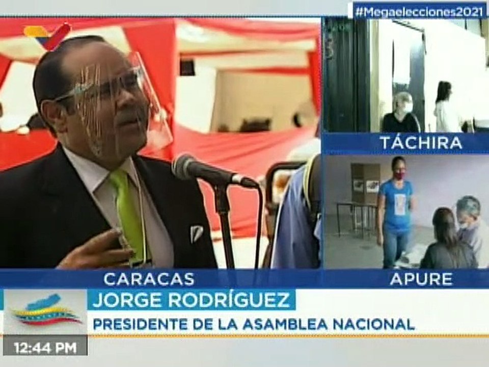 Pdte. AN Jorge Rodríguez: el mensaje es claro, a nosotros nos gusta votar, no nos gusta la violencia