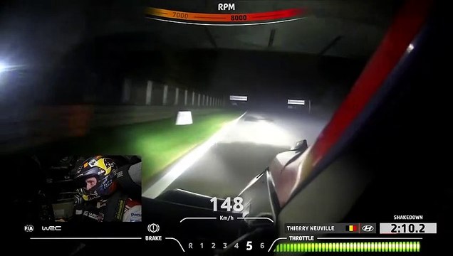 WRC 2021 ACI Monza Rally Shakedown Neuville Onboard and Epic Save Amateur