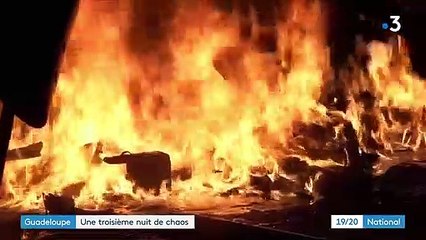 Guadeloupe : violences et vandalisme pour la troisième nuit consécutive