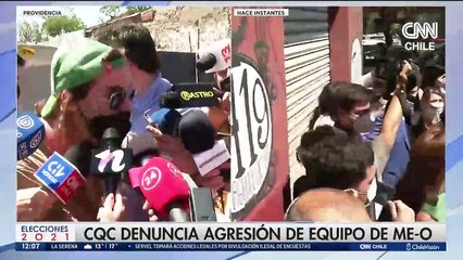 Comando presidencial de ME-O agredieron con patadas y combos a periodistas de CQC