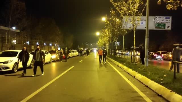 Galatasaray-Fenerbahçe derbisi ardından - Fenerbahçeli taraftarların sevinci (2)