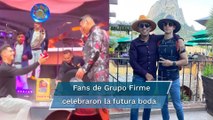 Jhonny Caz, integrante de Grupo Firme, da el sí en pleno concierto