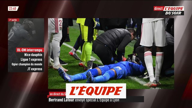 OL-OM interrompu après un jet de bouteille sur Payet - Foot - L1