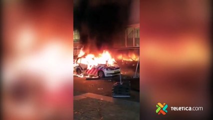 tn7-19 detenidos tras violentas manifestaciones contra medidas por COVID-19 en Holanda-211121