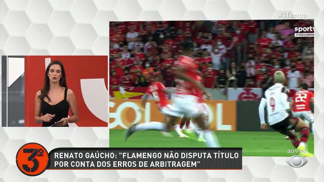 TRETA! Flamengo venceu o Internacional, é vice-líder, mas Renato Gaúcho disparou: Flamengo não disputa o título por erros de arbitragem . E aí? #TerceiroTempo #Flamengo #RenatoGaúcho