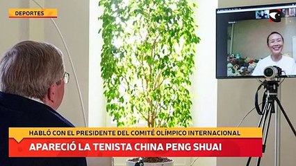 Apareció la tenista china Peng Shuai