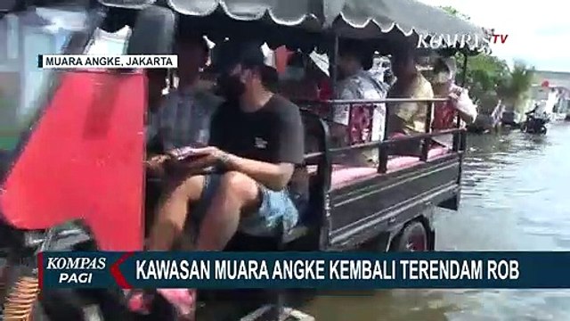 Air Laut Pasang, Muara Angke Jakarta Direndam Banjir Rob
