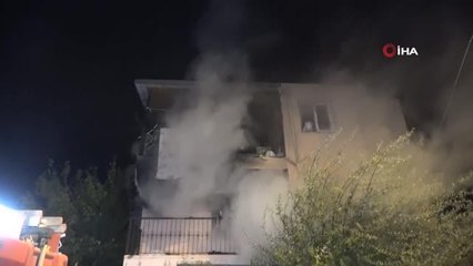 ADANA) Adana'da bir kişi kirasını ödemediği evi kundakladı