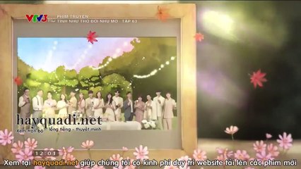 Tình Như Thơ - Đời Như Mơ Tập 63 - VTV3 thuyết minh tap 64 - Phim Hàn Quốc - Xem phim tinh nhu tho - doi nhu mo tap 63