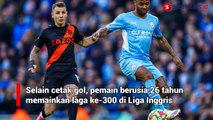 Manchester City Libas Everton, Raheem Sterling Cetak 300 Laga di Liga Inggris