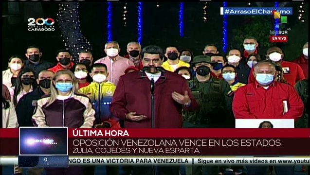 Nicolás Maduro: Gracias al pueblo bolivariano de Venezuela por entregarnos esta victoria