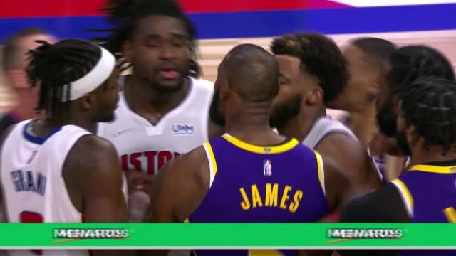 LeBron and Stewart ejected after wild scenes in Detroit