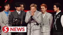 BTS snags top prize at American Music Awards