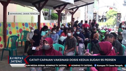 Catat! Capaian Vaksinasi Dosis Kedua Sudah 95 Persen