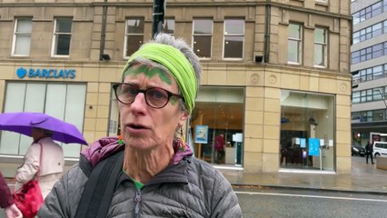 Sheffield campaigners' calling to the governments to put the COP 26 promises into action