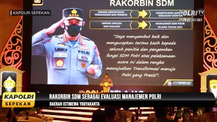 Kapolri Sepekan : Kapolri Berikan Arahan Kepada SDM Polri Se-Indonesia (2/2)
