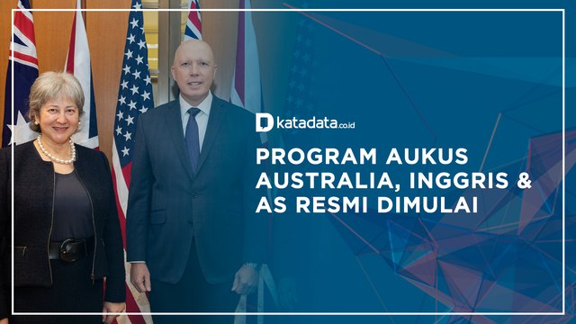 Program Aukus Australia, Inggris & AS Resmi Dimulai | Katadata Indonesia