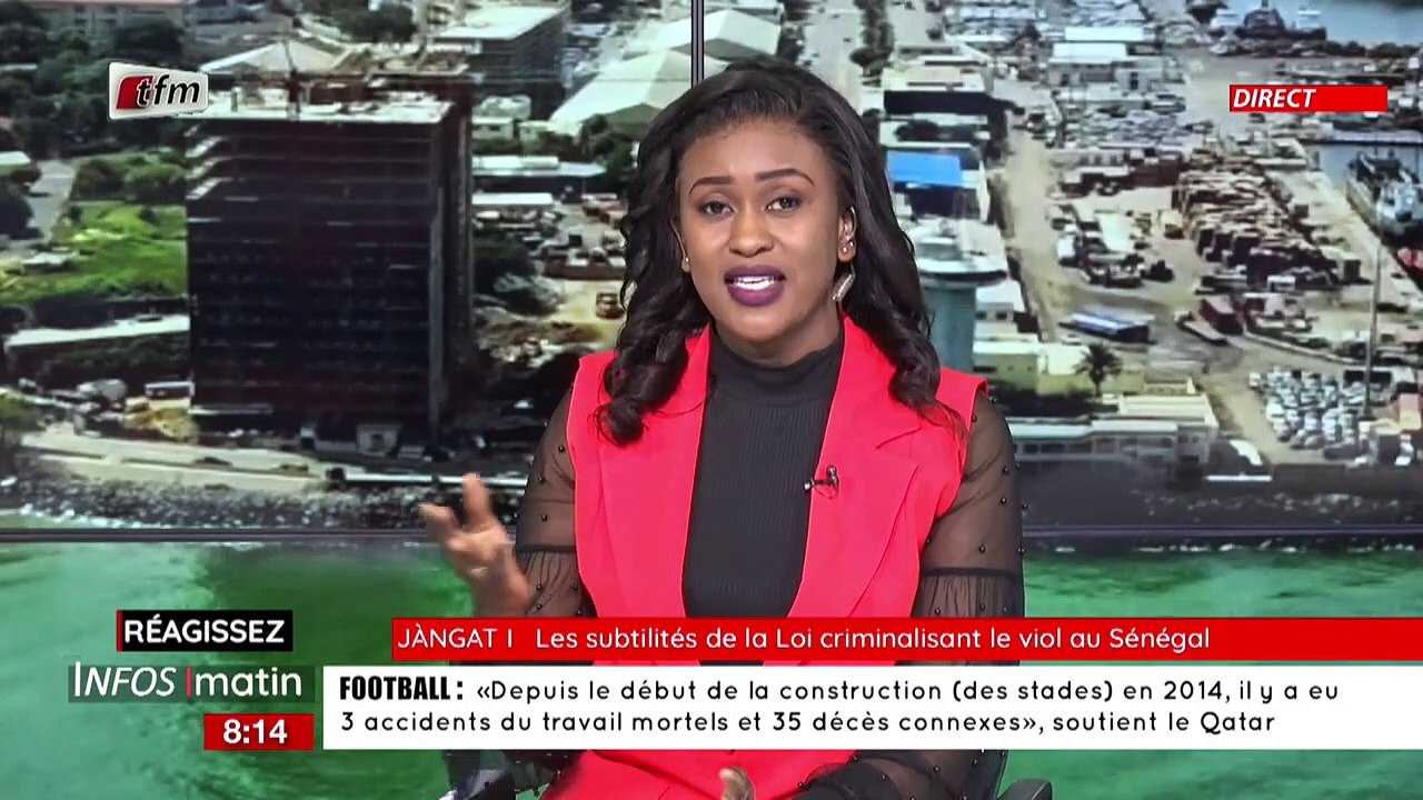 Janggat de Daouda Mine sur la criminalisation du viol - Infos du matin du 22 Novembre 2021