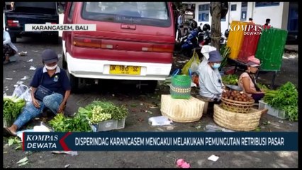 Pemungutan Retribusi Pasar Di Karangasem
