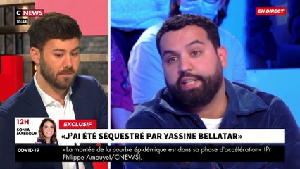 Le journaliste "séquestré" par Yassine Belattar en exclusivité dans "Morandini Live" sur CNews