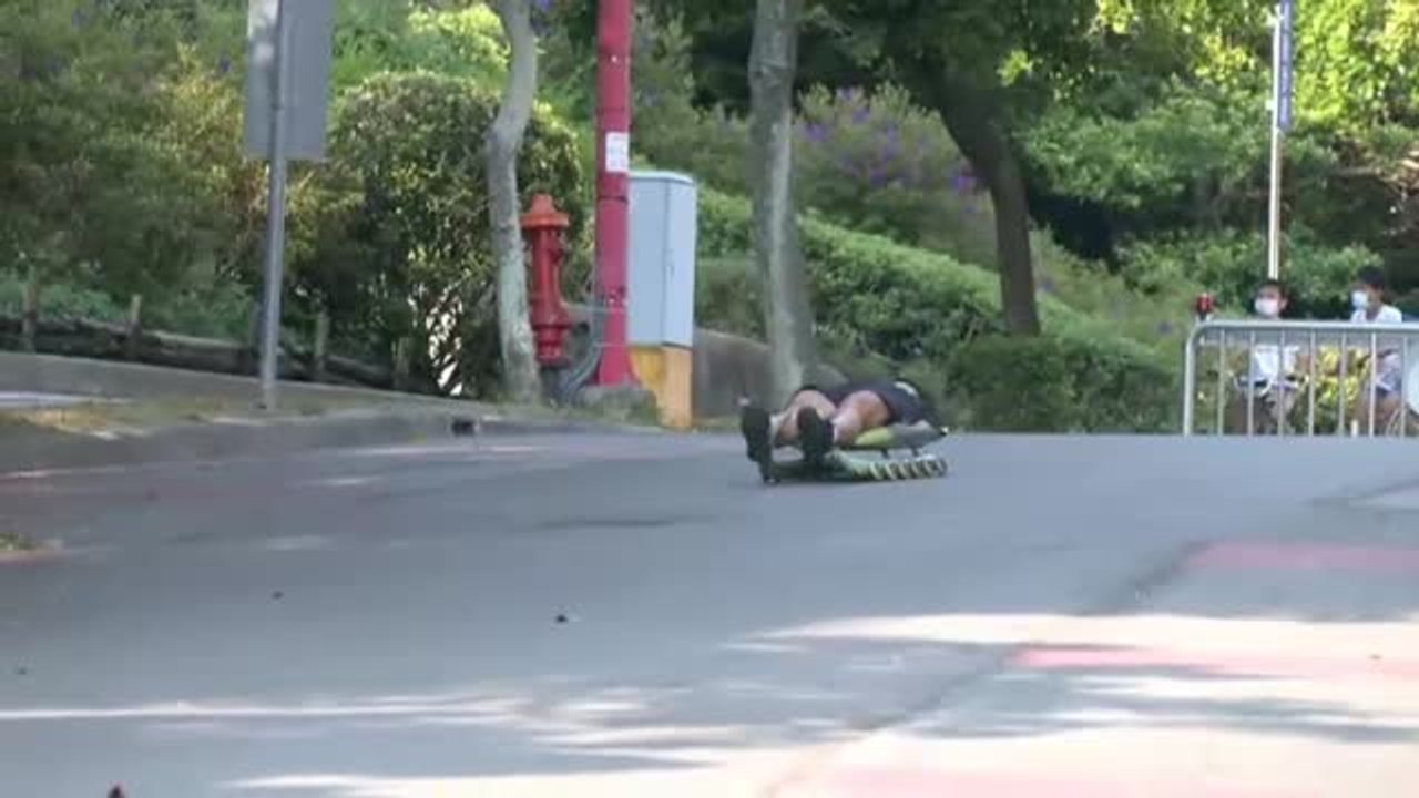 Las restricciones por la pandemia de coronavirus obliga a los atletas de de deportes de invierno de Taiwán a buscar fórmulas de entrenamiento