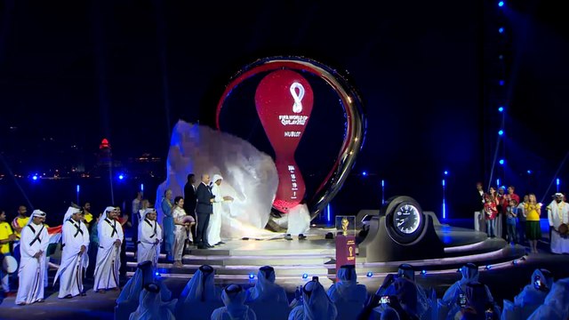 إزاحة الستار عن ساعة العد التنازلي لانطلاق مونديال قطر 2022