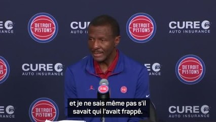 Pistons - Casey : “Mettre cet incident derrière nous”