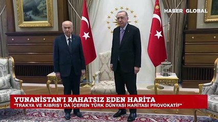Bahçeli'nin Türk Dünyası Haritası Yunanistan ve Rusya'nın gündeminde