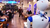 Robot waiters take Iraqis in Mosul into the future