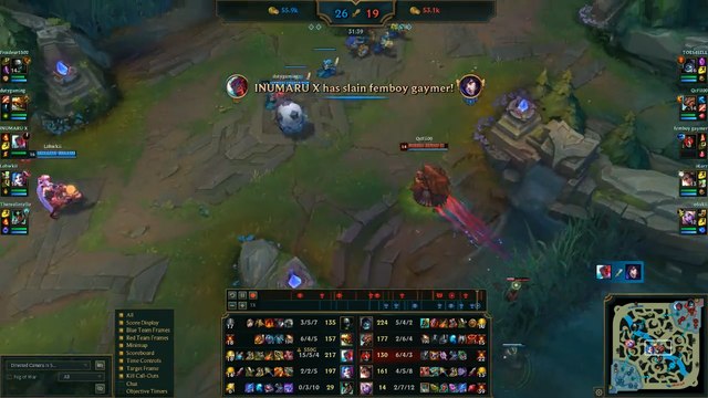 La carrera entre Rammus y Udyr