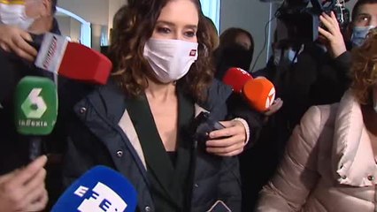 Ayuso: "El presidente tiene razón en que hay que trabajar por la unidad"