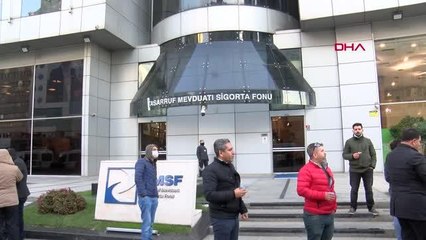 'EVİM' MAĞDURLARI TMSF ÖNÜNDE EYLEM YAPTI