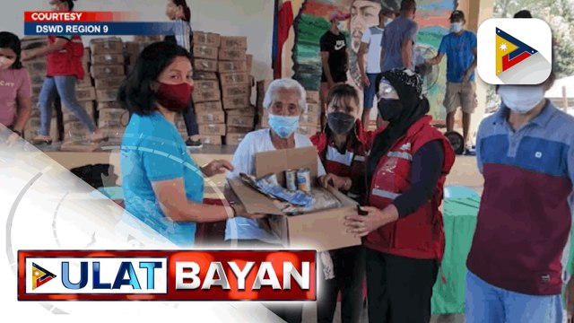 Mga residenteng binaha dulot ng malakas na pag-ulan sa Zamboanga del sur, nakatanggap ng food packs mula sa DSWD