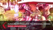 Mantap! Yel-Yel Prajurit Angkatan Laut Sambut Panglima TNI Bertemu KSAL