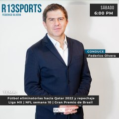 R13Sports: Fútbol eliminatorias hacia Qatar 2022 y repechaje Liga MX  | NFL semana 10