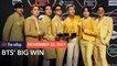 K-pop group BTS snags top prize at American Music Awards 2021