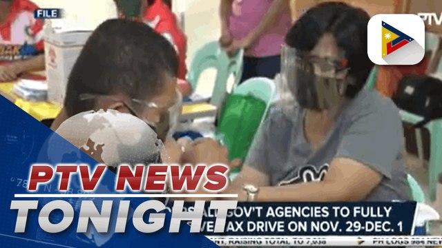 PRRD orders all government agencies to fully support massive vaccination drive on Nov. 29 to Dec. 1