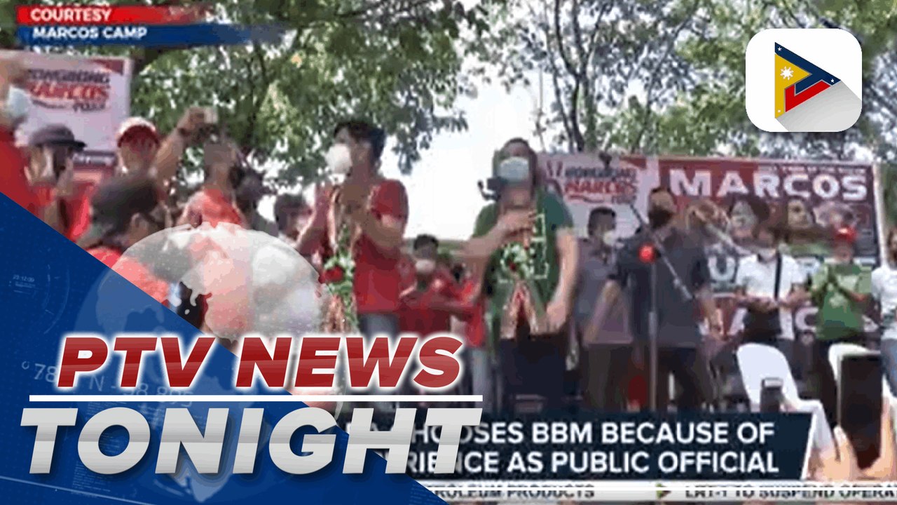 Mayor Sara Duterte defends BBM; BBM to continue PRRD admin's good projects if elected; Sen. Lacson, SP Sotto test negative for illegal drugs; Mayor Moreno meets with environmentalists; VP Robredo's supporters launch 'LugawOne'; Sen. Pacquiao takes part in