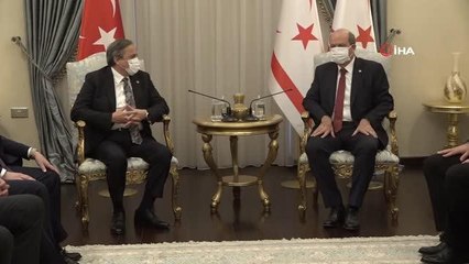 KKTC Cumhurbaşkanı Tatar, CHP Büyükşehir Belediye Başkanlarını kabul etti